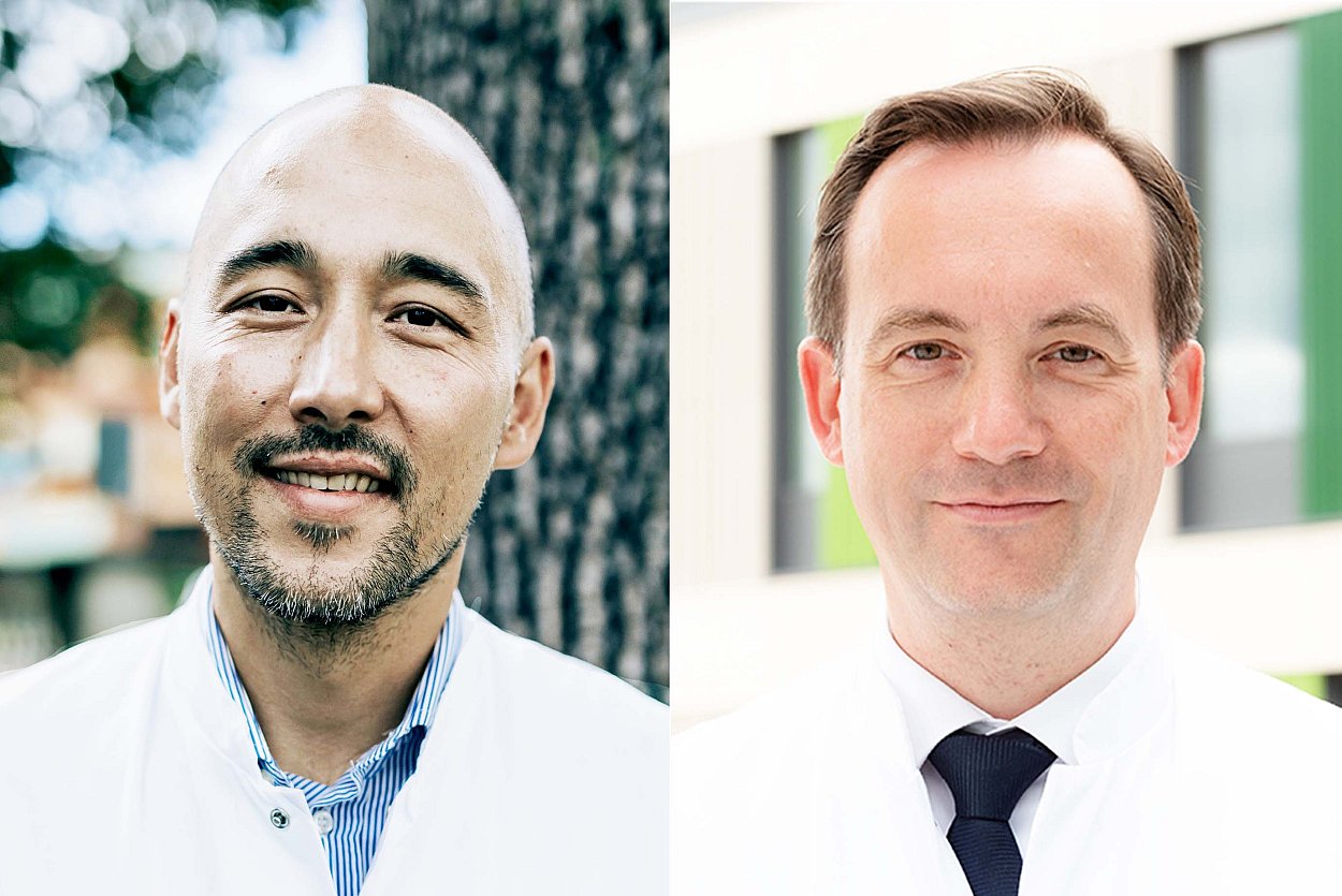 Prof. Dr. Joji Kuramatsu (li) und Dr. Tobias Winkler Prof. Dr. Joji Kuramatsu (li) und Dr. Tobias Winkler
